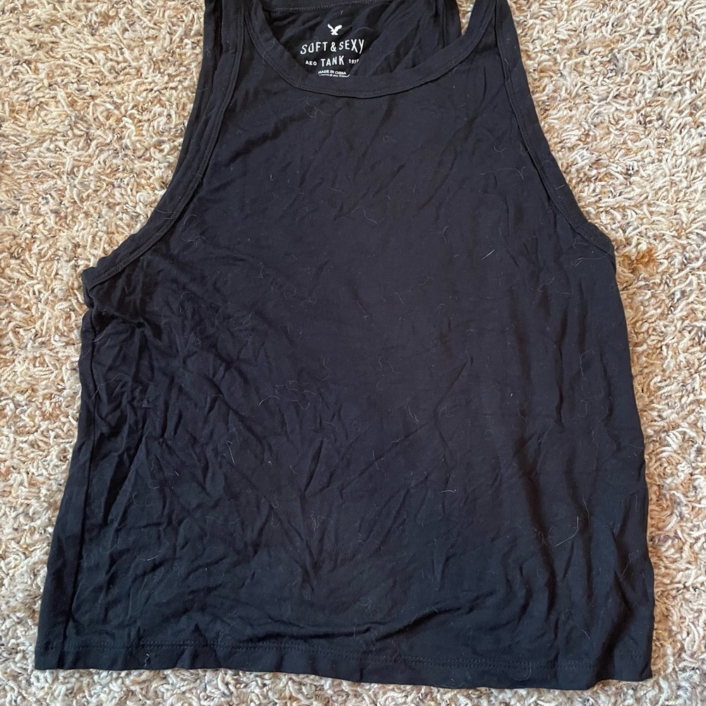 American eagle high neck tank